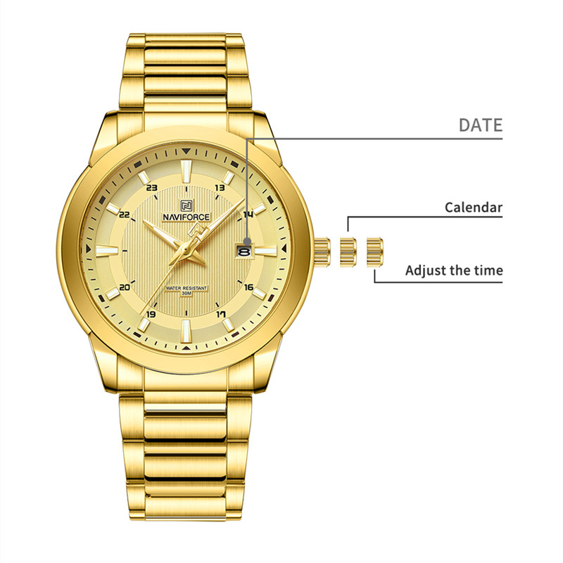 2024 Top Brand NAVIFORCE Mens  - Luxury Watch Maker ulasan dan harga