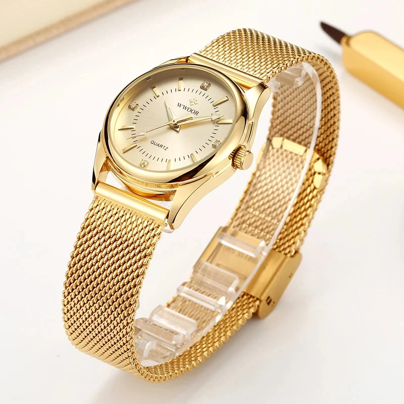 WWOOR Luxury Brand Dress Gold  - Luxury Watch Index ulasan dan harga