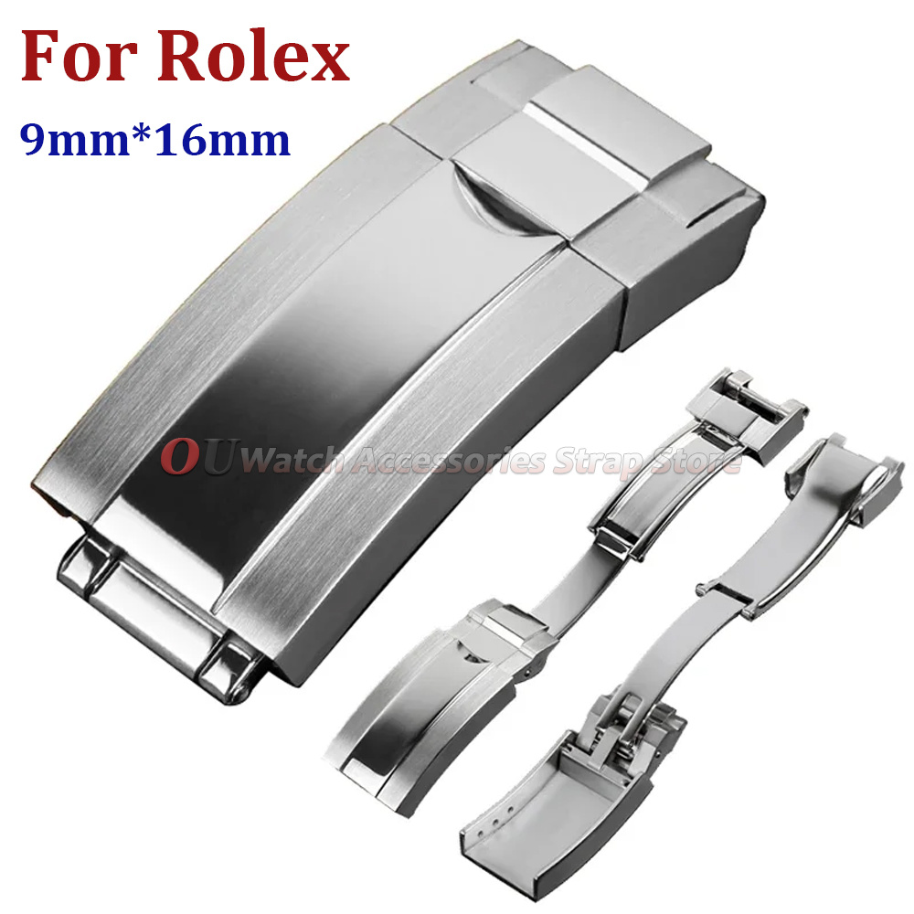 9mmx16mm Stainless Steel Deplo - Luxury Watch Gold ulasan dan harga